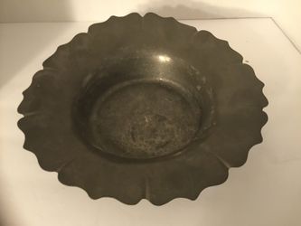 100% Genuine Estate Antique Pewter Kitchenware - 19th Century - Cup, Tray, Platter