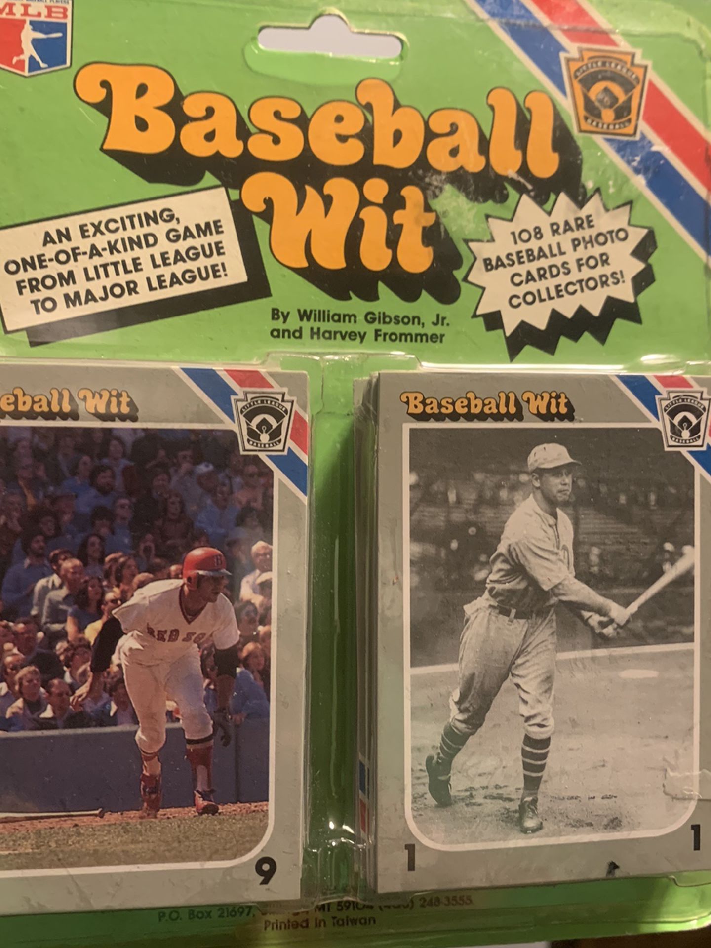 Baseball wit Collectors card game