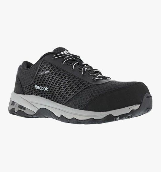 Reebok Men's Work & Safety Seamless Athletic Oxford Composite Toe Shoe size 10W