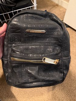Steve Madden Black Mini Backpack