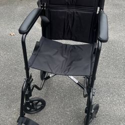 NOVA LIGHTWEIGHT 19" Wheelchair TRANSPORT CHAIR