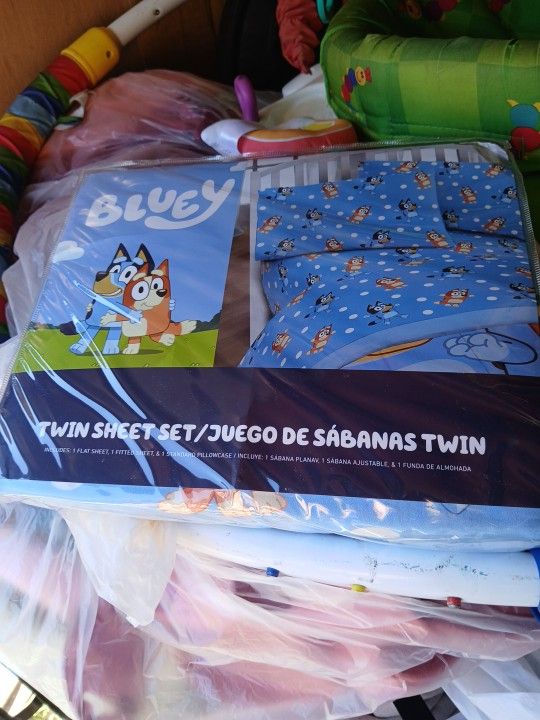 Twin Sheets Bluey