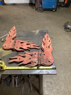 Home Made Barn Door Hinges