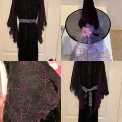 Mystical Witch girl costume sz 6-8 yr