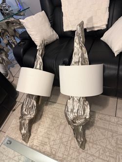 Driftwood sconces