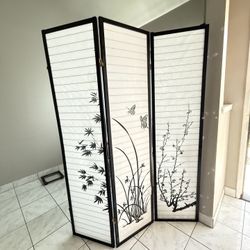 3-panel folding screen