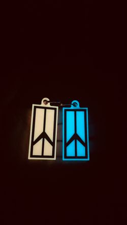 3D printed custom keychains