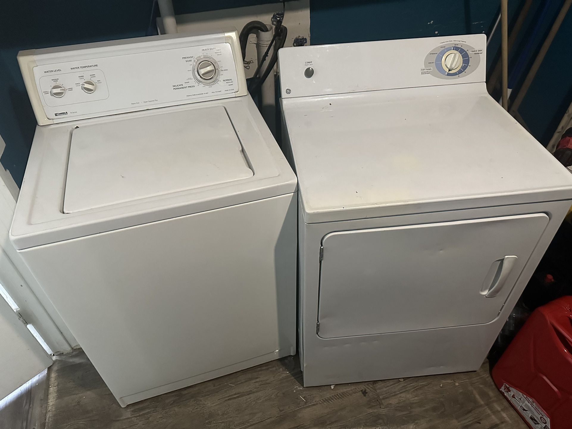 Kenmore Washer GE Dryer 