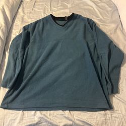 Trader Bay Fleece Pull-over, Men’s 2XL, blue 