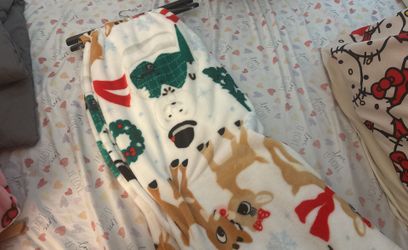 Rudolf The Red Nose Reindeer Blanket