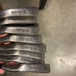 Set of 8 Wilson Golf clubs