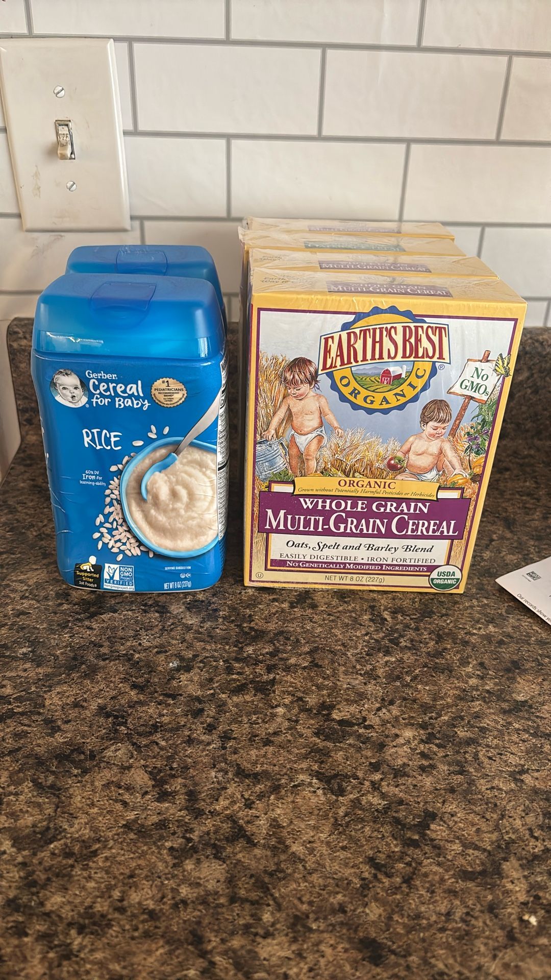 Baby cereal , All New , Unopened