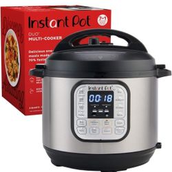 Instant Pot Duo 7-in-1 Electric Pressure Cooker, Slow Cooker, Rice, Steamer, Sauté, Yogurt Maker, Warmer & Sterilizer, Stainless Steel, 6 Quart


• 7 
