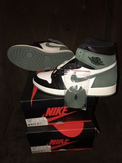 10.5 Clay Green Jordan Ones