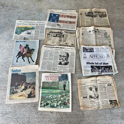 Memphis Local Vintage Newspapers 1970s to 2000s Lot- Fanfare Mid-South Commercial Appeal