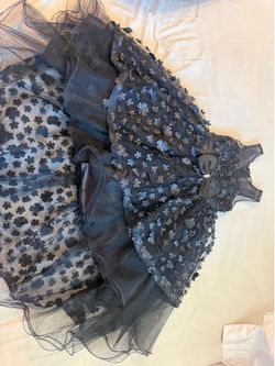 Girls black dress size 6
