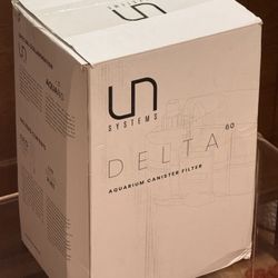 UNS Delta 60 Canister Filter for Aquariums - 3 Stage External Fish Tank Filter