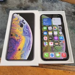 iPhone XS Factory Unlocked Verizon ATT Tmobile Sprint Metro Cricket H2O StraightTalk Red Pocket Family mobile Go Phone Page Plus 