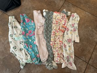 Set Of 6 Footie Pajamas 