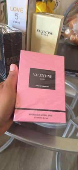 Love 5 Paris, Valentine Rose, Valentine Bella, Valiant Gold for man.