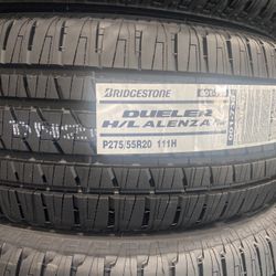 275/55R20 Bridgestone Dueler New Tires Set Installed And Balanced Llanta Nueva Instalacion Y Balanceo incluido ✅✅