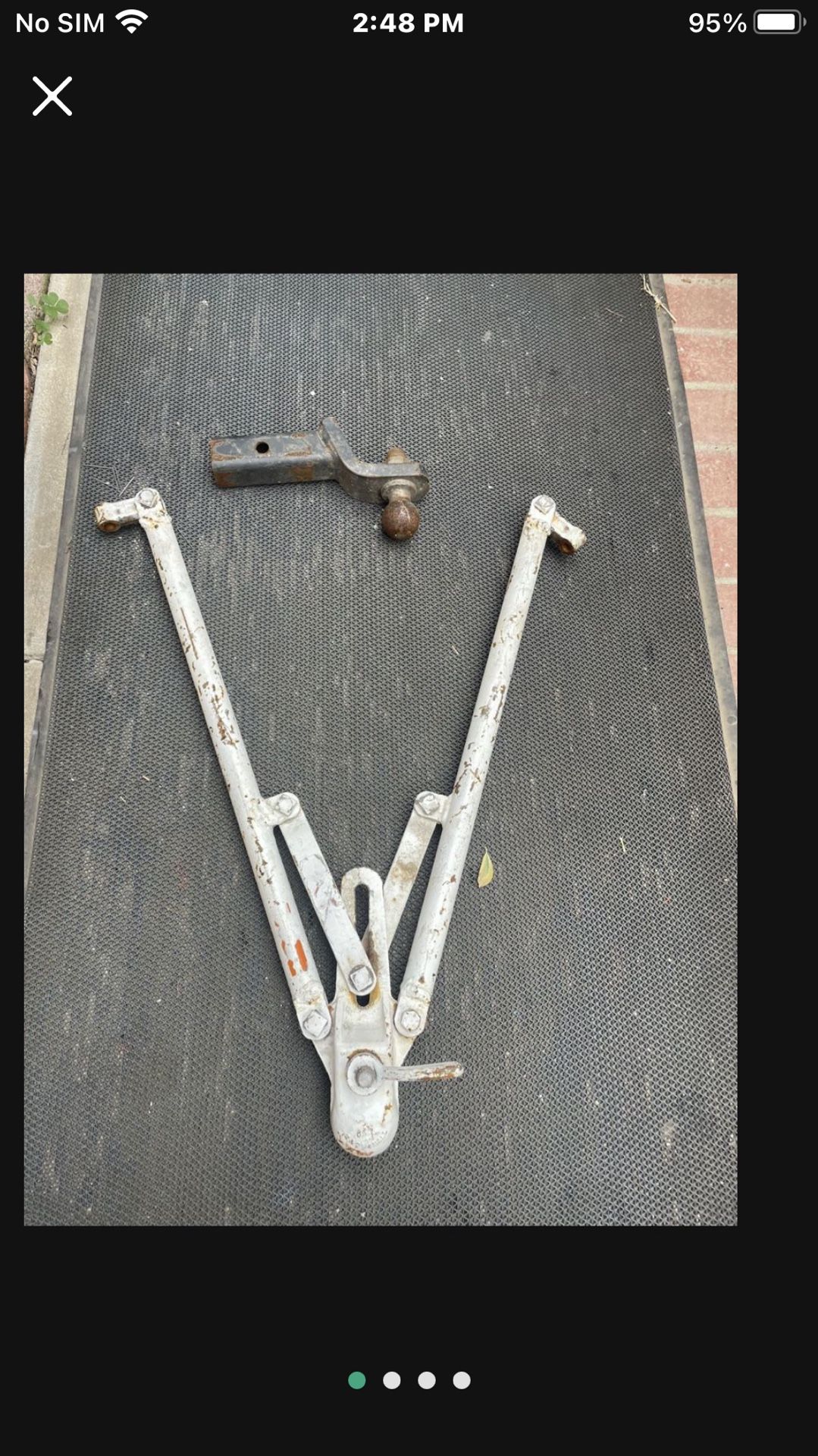 Tow Bar Very Solid Ex U-Haul Rental Heavy Duty $250