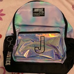 JUSTICE Backpack With The Letter J