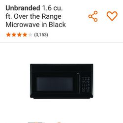 1.6 Cu.ft. Over - The- Range Microwave Oven