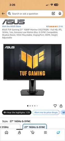 Asus vg279qr 165hz