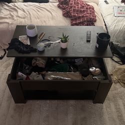 Coffee Table With Inner Compartment 