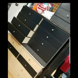 Black Dresser 8 Drawers New $239