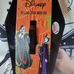 Disney Villain Coffin Shaped Baking Dish With Lid