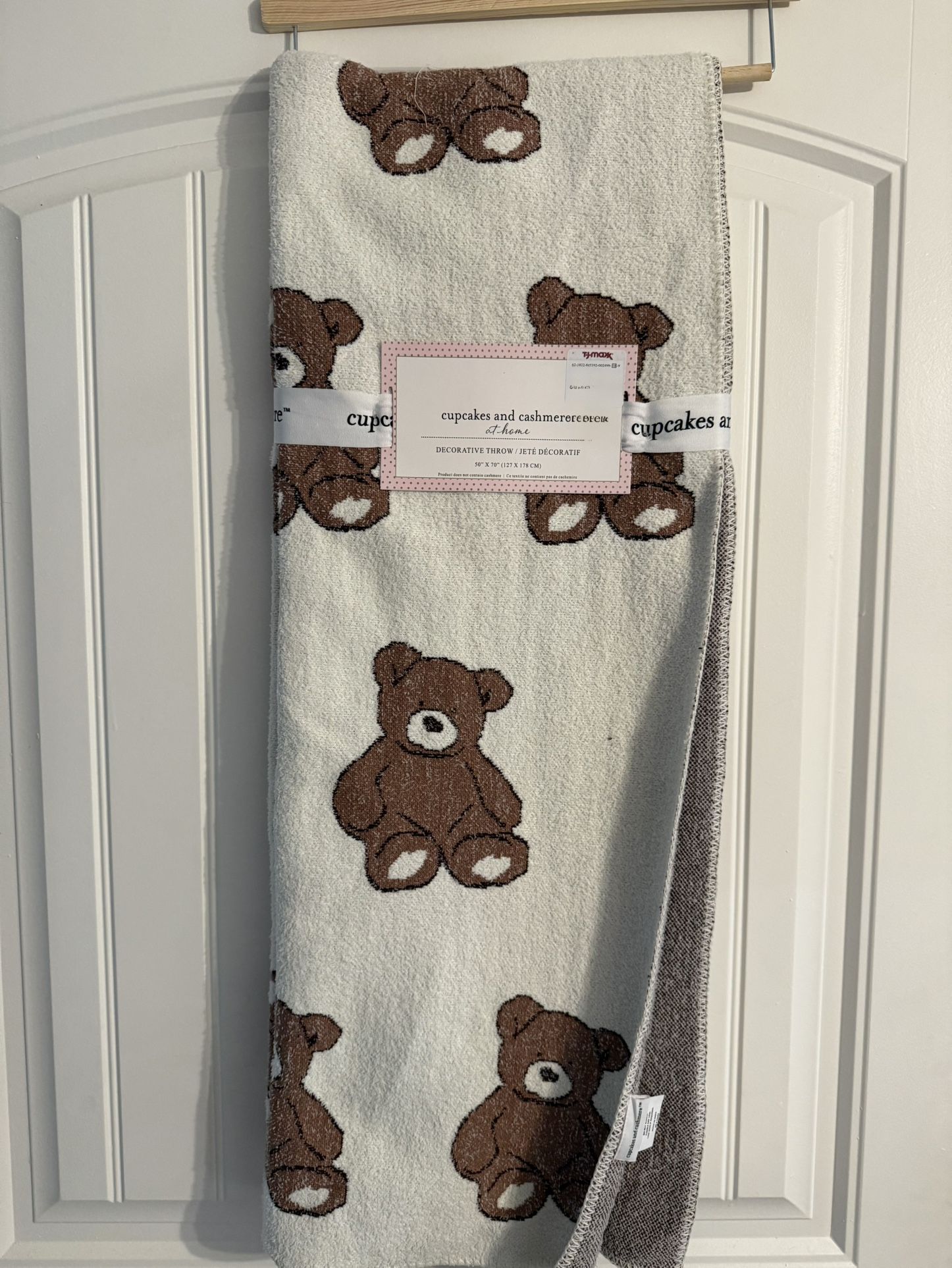 Cupcakes And Cashmere Teddy Bear Blanket