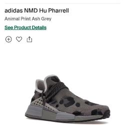 Adidas Premium Hmu Pharrell Animal Print Shoes