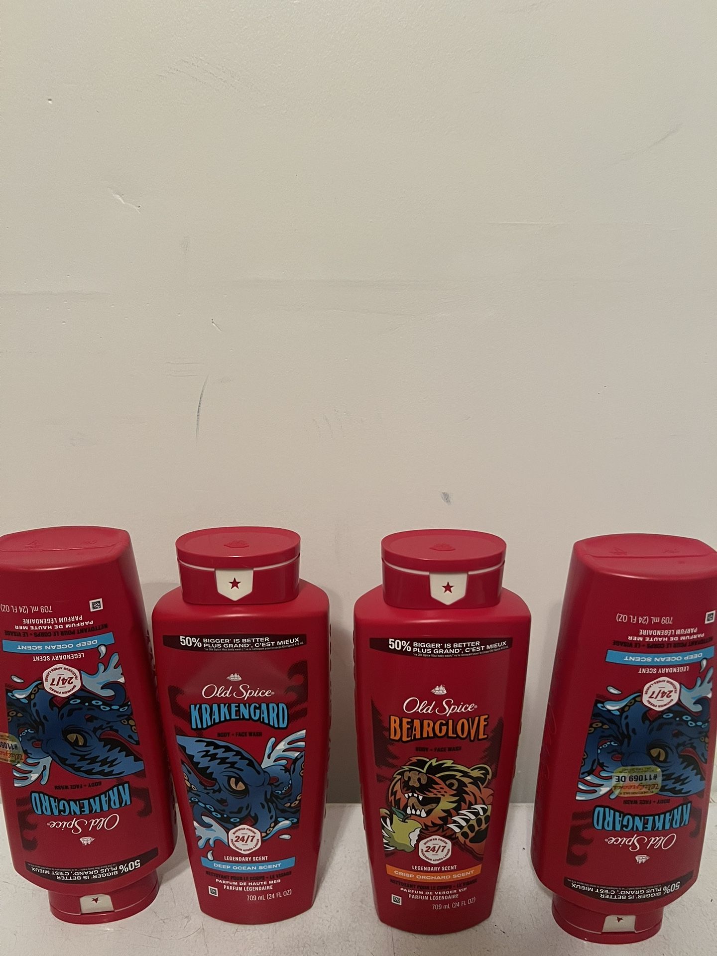 Old Spice Body Wash 4/$20