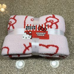 Hello Kitty Feather Touch Blanket 