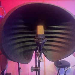 Aston Halo Black Microphone Reflection 