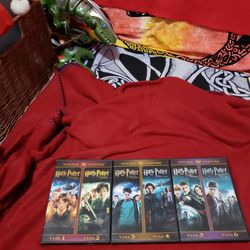 Harry Potter-First  6 Yrs-2001-2009-6 DVD Collection-Great pre-luved condition
