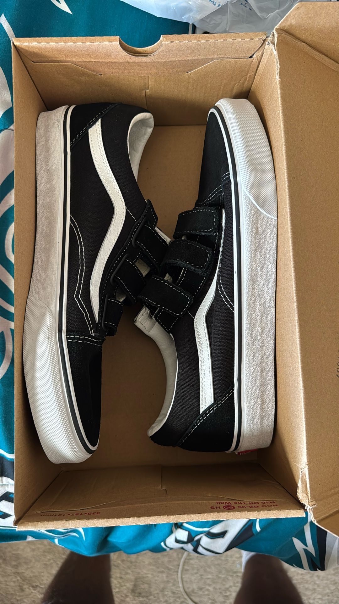 Velcro Vans Size 10 NEW