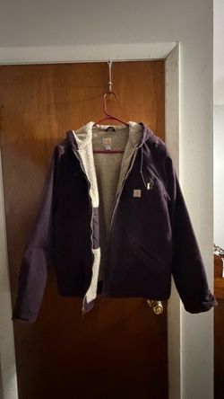Vintage Carhartt Sherpa Lind Hooded Jacket
