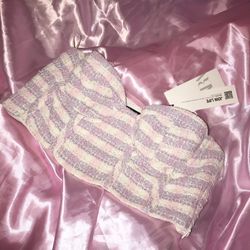 ZARA Textured Corset Top 