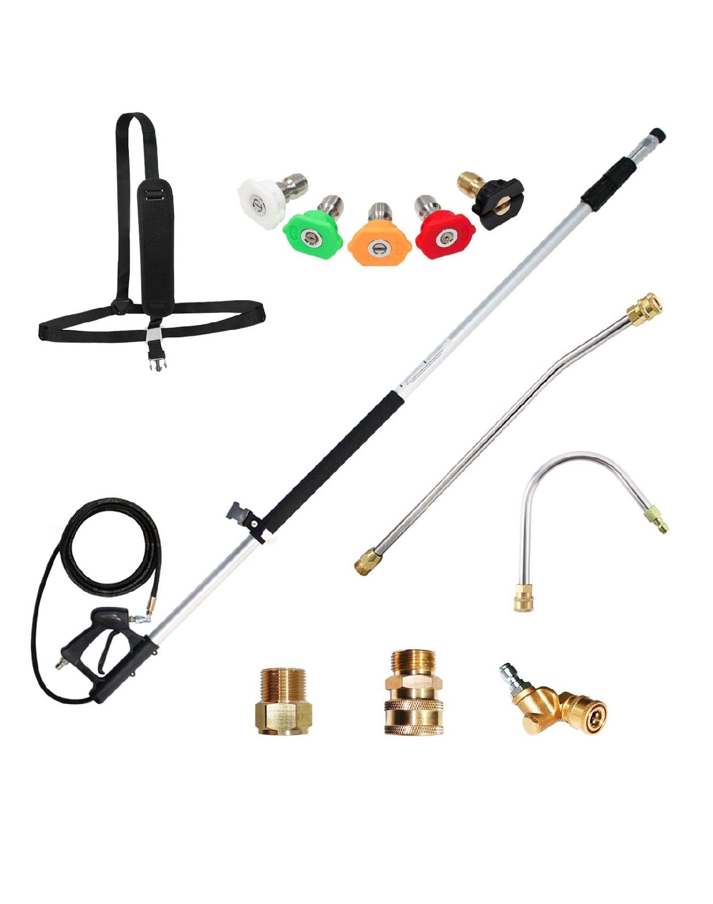 New 4000 psi 6'-18' power pressure washer Commercial Telescoping wand