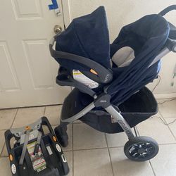 Chicco Stroller And Car seat 
