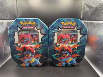 Pokémon TCG Mega Feraligatr ex Tin x2 ascended heroes