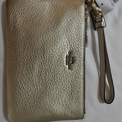 Coach Purse “Gold” 