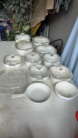 Vintage Blue Corning Ware
