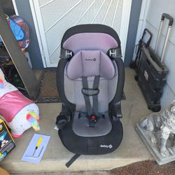 Booster seat with harness!