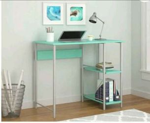 New inbox desk teal color