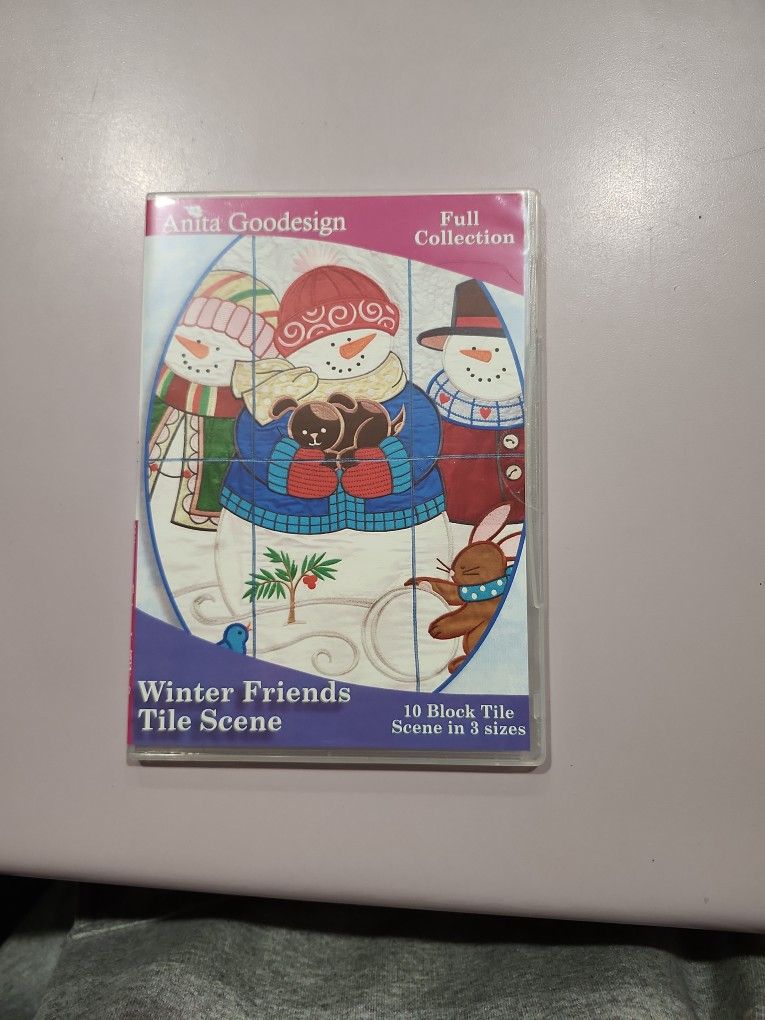 Anita Goodesign Snowman Emboidery Designs CD