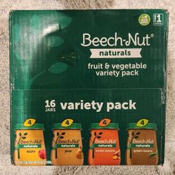 Pack of Baby Food Beech Nut 16 Jars